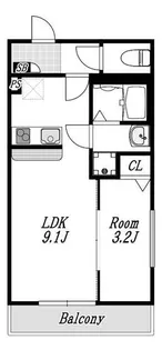 (PET可)クレストパレス八柱【2階】の間取り