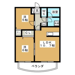 ベターアール06 B棟【1階】の間取り