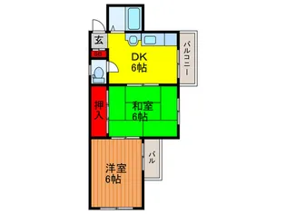 ハイツタナカ【3階】の間取り