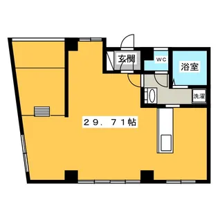 メゾン千早【1階】の間取り