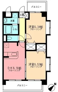 バレル鷺沼【3階】の間取り