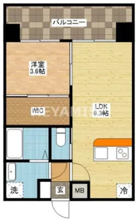 modern palazzo 城栄クラシス【5階】の間取り