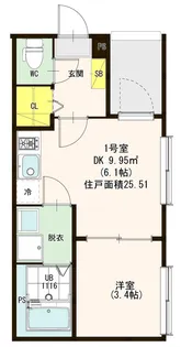 エスペランサ梅島【3階】の間取り