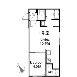 北39西5MS【2階】の間取り