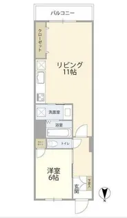 川口第二永谷マンション【4階】の間取り