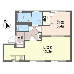 フォレスト21 C【1階】の間取り