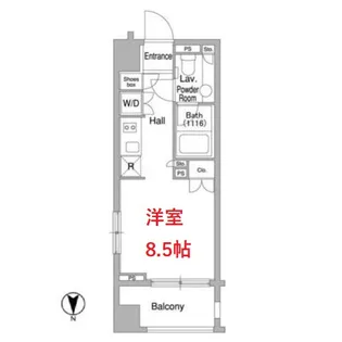 東京都大田区大森北3【マンション】の間取り