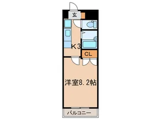 リュミエ府中【3階】の間取り