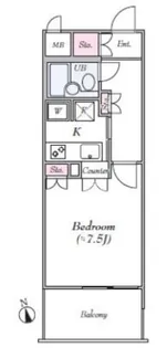 ヴェルタ大森【3階】の間取り