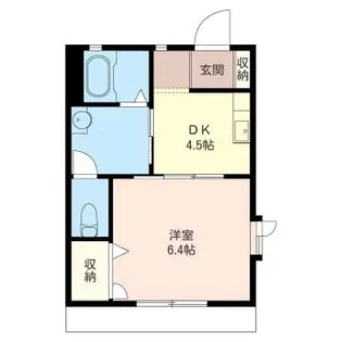 フローラ湘南【1階】の間取り