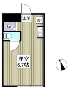 NKハイム元郷【1階】の間取り