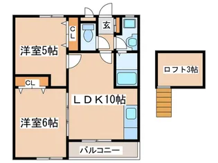 FriendsI【2階】の間取り
