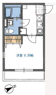 モダンパルク石川町【2階】の間取り