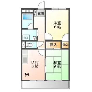 Surplus 和合II【2階】の間取り