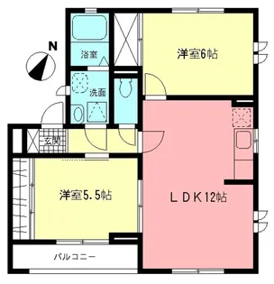 クレストハイツ【3階】の間取り