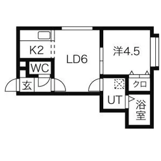 メリードーム月寒【2階】の間取り