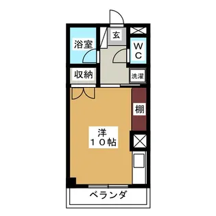 ヤナセコーポ2号館【2階】の間取り