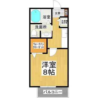 サンフレーム【1階】の間取り