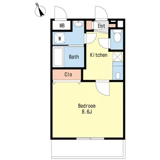 Villa・Verde【2階】の間取り