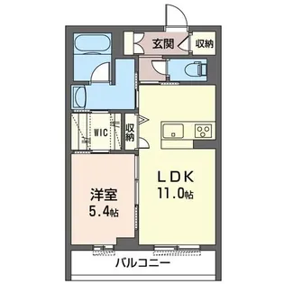 ユーフォネス【3階】の間取り