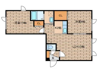 パラダイム【3階】の間取り