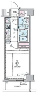 ジェノヴィア蒲田IIIスカイガーデン【3階】の間取り