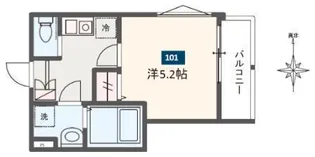 MELDIA江戸川【1階】の間取り