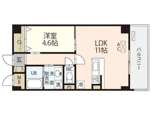 Arc Reveur【1階】の間取り