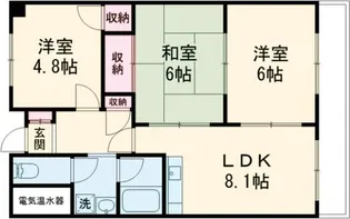 メゾンあおきII【4階】の間取り
