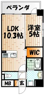 シエラ北方【4階】の間取り