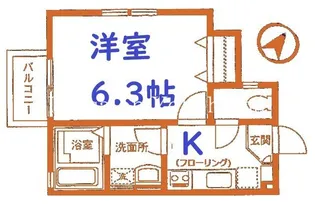 アンジェリーク上永谷【2階】の間取り
