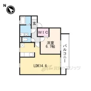 夢咲きの里A【2階】の間取り