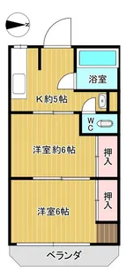 第一ハヤシビル【4階】の間取り