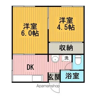 RAYS GARDEN【1階】の間取り