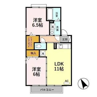 メゾン・ド・パストラルA【2階】の間取り