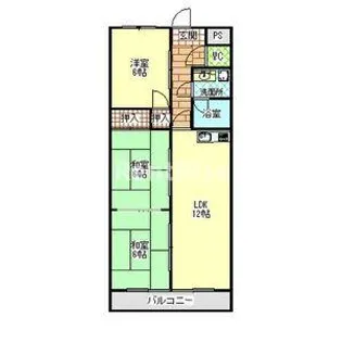 マンション東柴第一【1階】の間取り