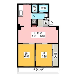 メゾン石川 B棟【2階】の間取り