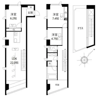 開洋館の間取り