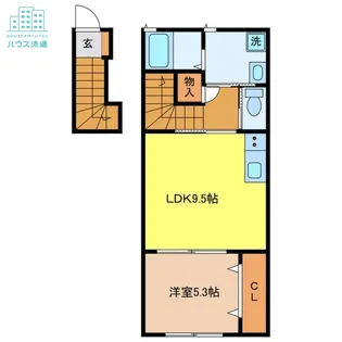 トロワジエム【1階】の間取り