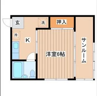 ビドヤカタ【2階】の間取り