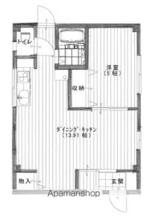 舘ビル【1階】の間取り