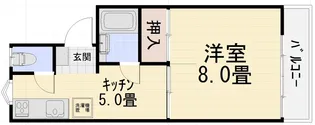 エスポワール伏見台1【2階】の間取り