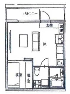 クリフビレッジF棟【1階】の間取り