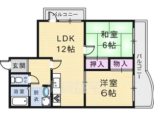 カサ・ソラール【3階】の間取り