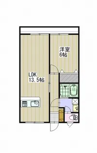 熊谷マンション【2階】の間取り