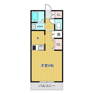 ウィンディ世田谷III【1階】の間取り