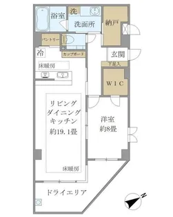 パークフロント大山の間取り