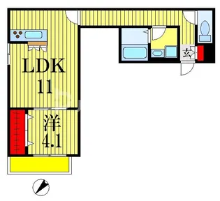 グランデュール春日【1階】の間取り