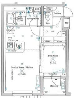 ARKMARK東中野【1階】の間取り
