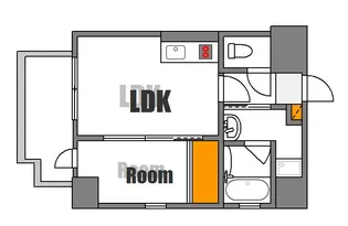 katayamaBLDG25【7階】の間取り